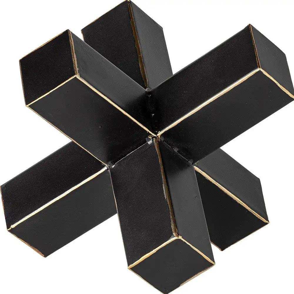 Jumbo Black And Gold Metal Decroative Jack - Homeroots - Flyclothing LLC