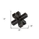 Jumbo Black And Gold Metal Decroative Jack - Homeroots - Flyclothing LLC