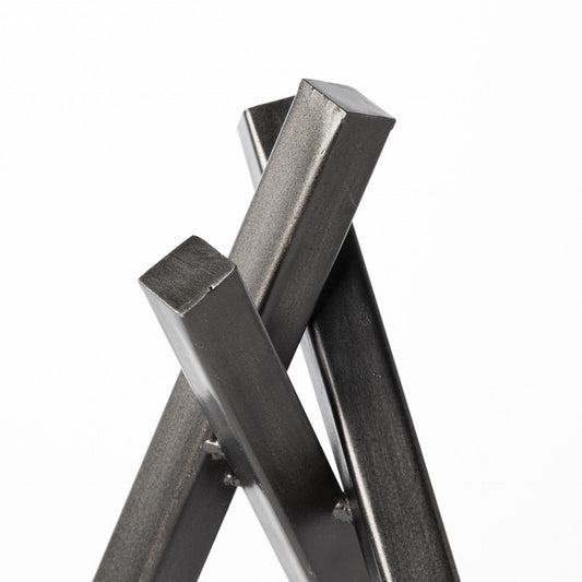 Petite Black Metal Geometric Decor Piece - Homeroots