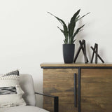 Petite Black Metal Geometric Decor Piece - Homeroots - Flyclothing LLC