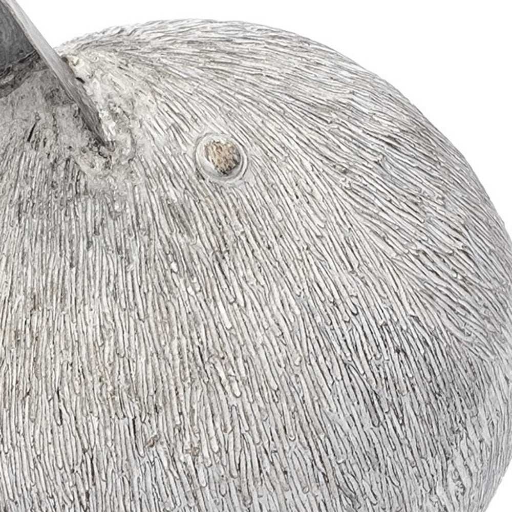 Off White Resin Bent Bird Sculpture - Homeroots - Flyclothing LLC