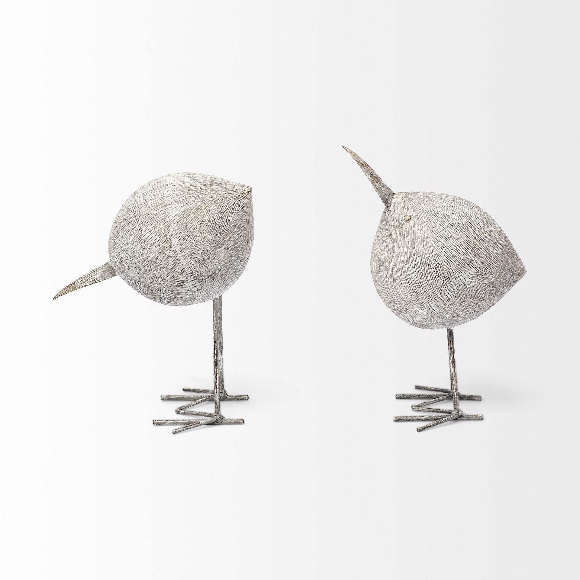 Off White Resin Bird Sculpture - Homeroots - Flyclothing LLC