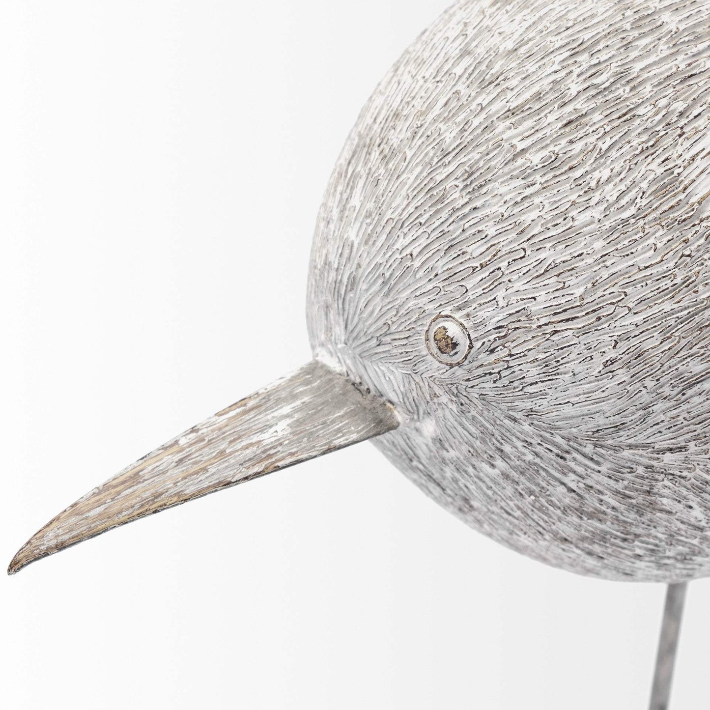 Off White Resin Bird Sculpture - Homeroots - Flyclothing LLC