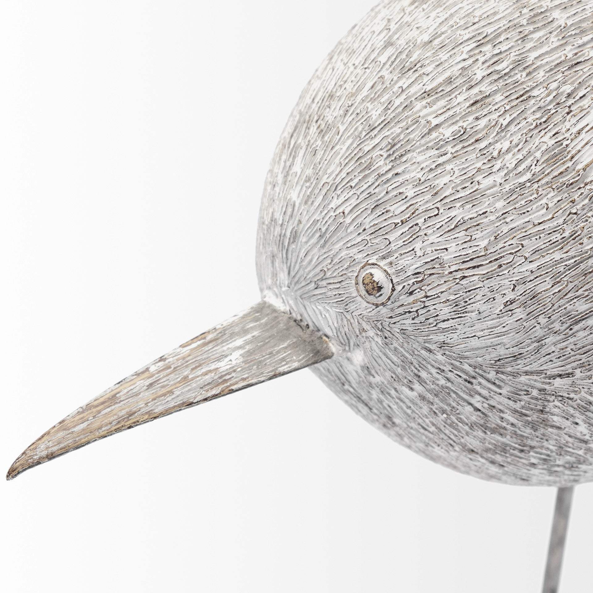 Off White Resin Bird Sculpture - Homeroots - Flyclothing LLC