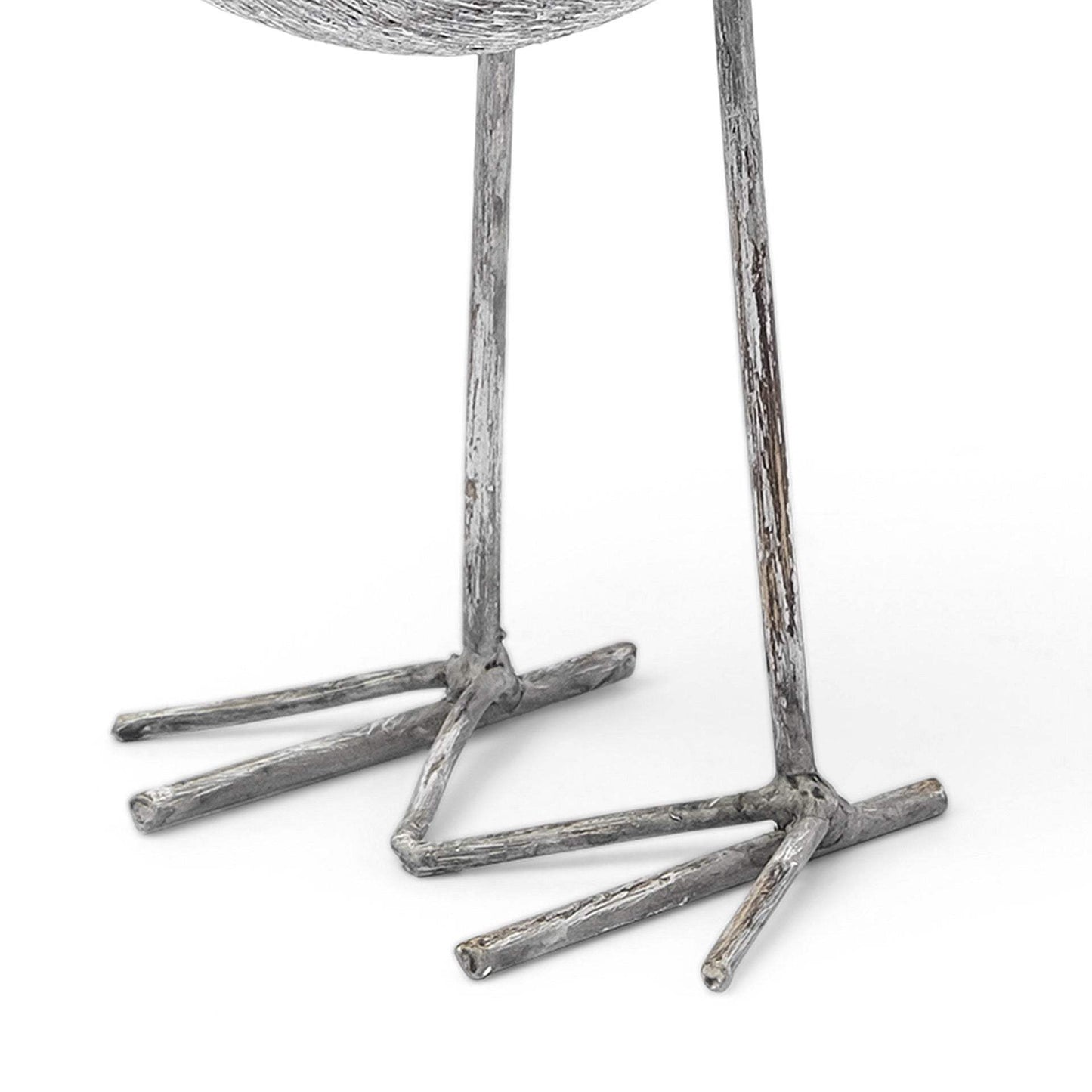 Off White Resin Bird Sculpture - Homeroots - Flyclothing LLC