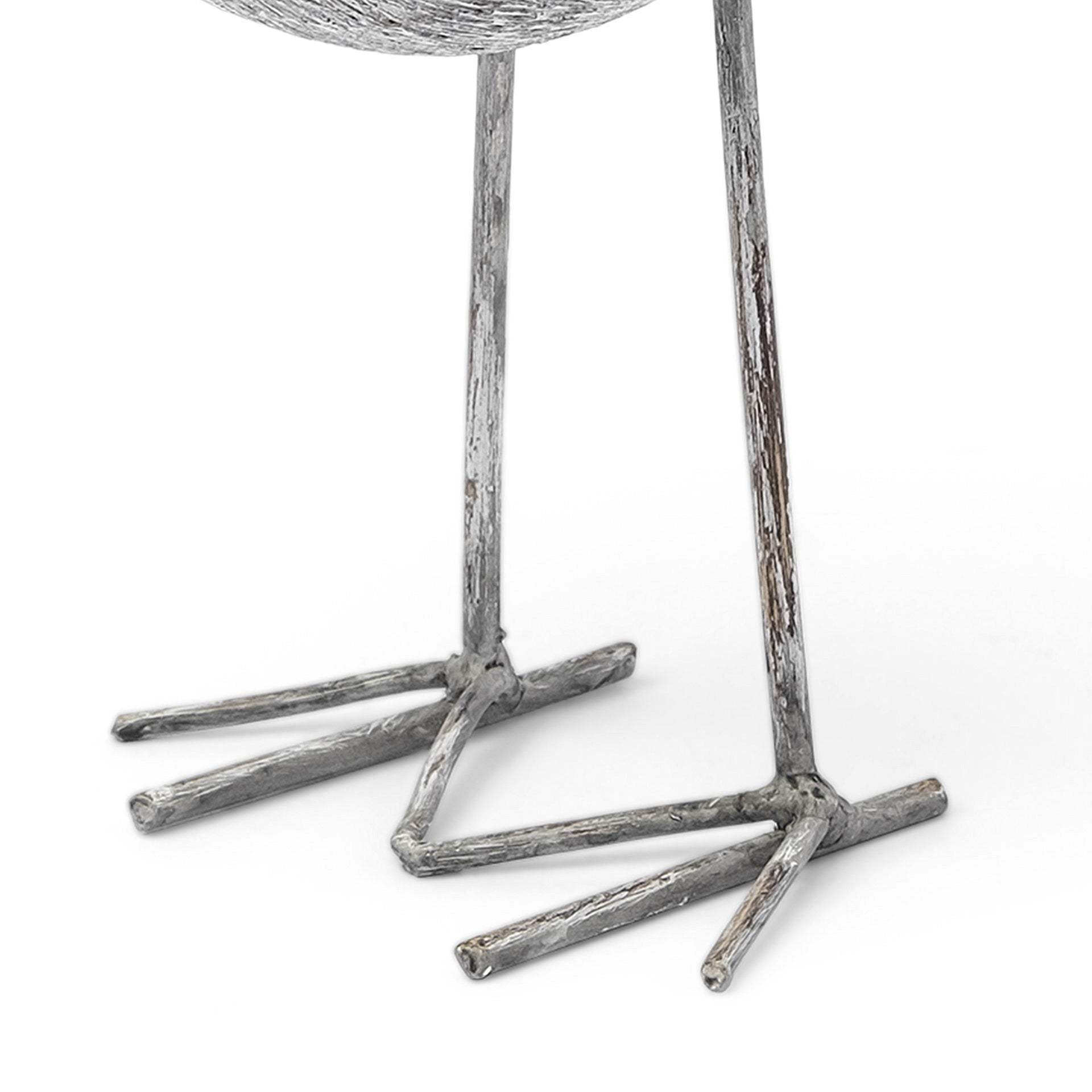 Off White Resin Bird Sculpture - Homeroots - Flyclothing LLC
