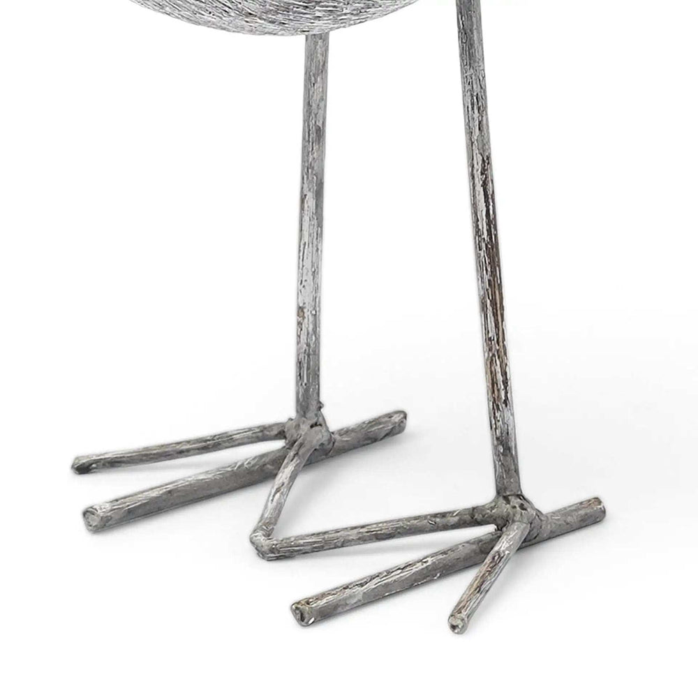 Off White Resin Bird Sculpture - Homeroots - Flyclothing LLC