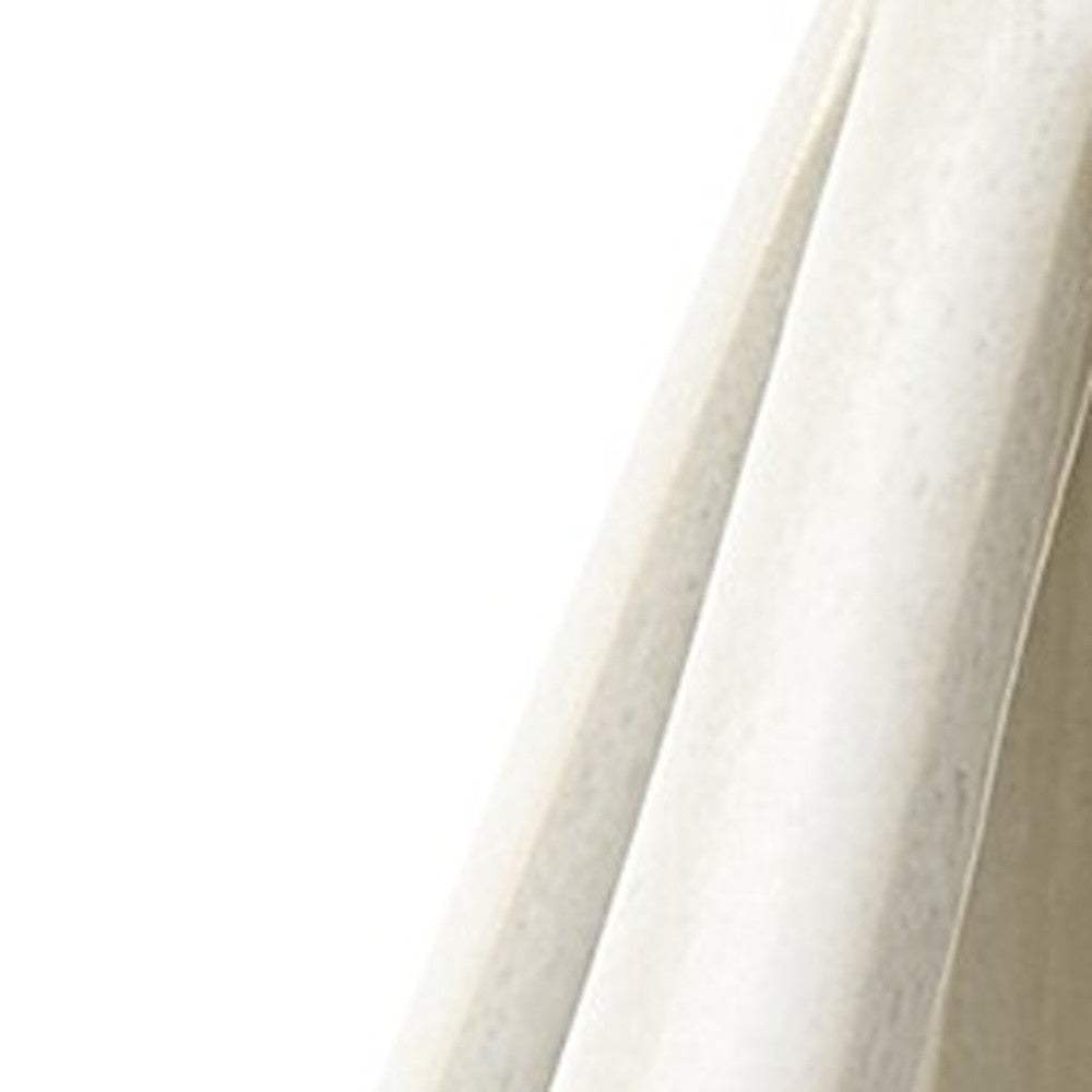White Crackle Glaze Ceramic Conical Sculpture - Homeroots - Flyclothing LLC