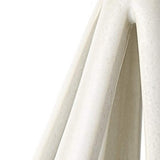 White Crackle Glaze Ceramic Conical Sculpture - Homeroots - Flyclothing LLC