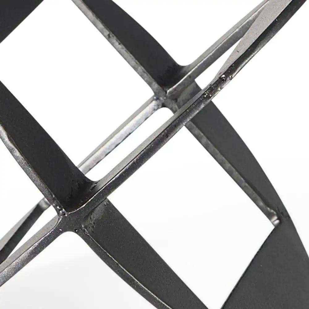 Petite Black Metal Geometric Decor Piece - Homeroots - Flyclothing LLC