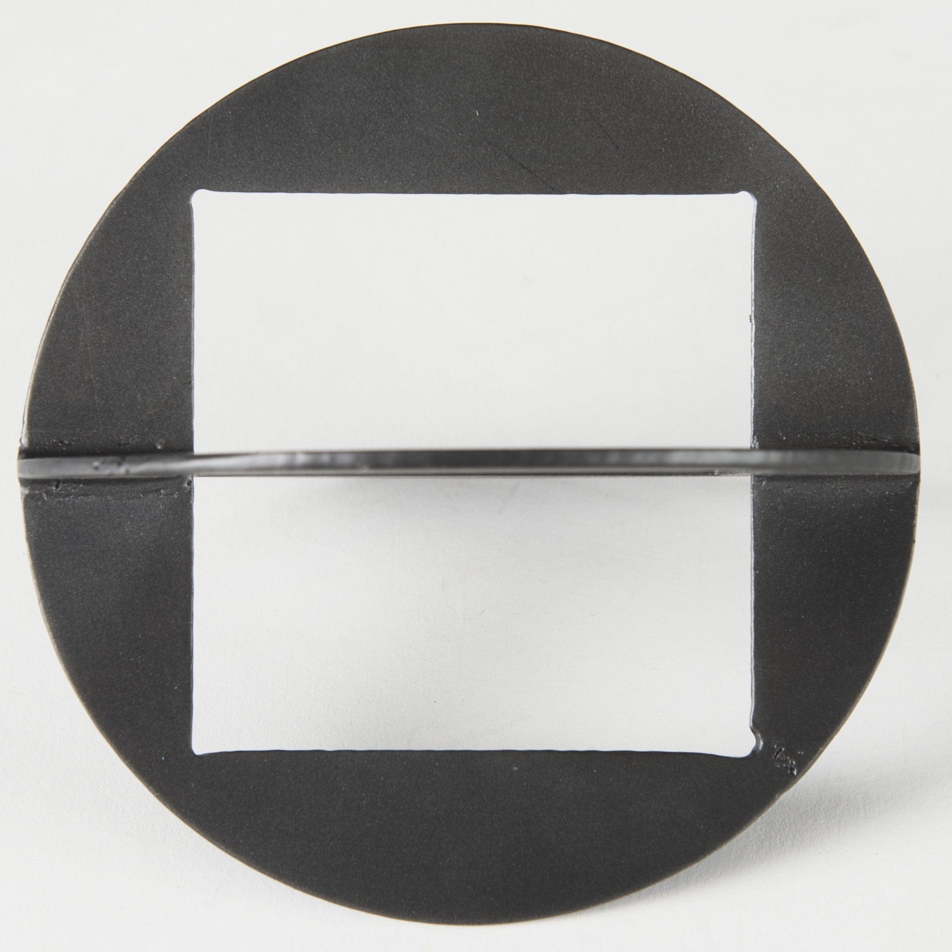 Petite Black Metal Geometric Decor Piece - Homeroots