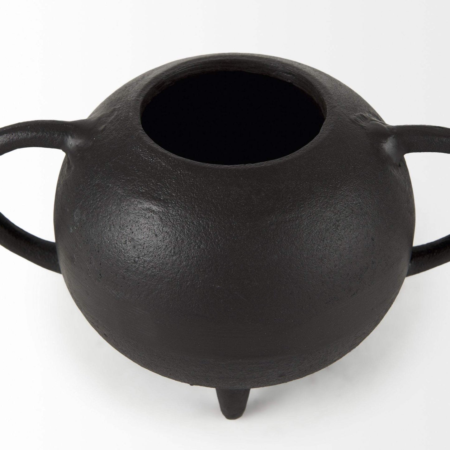 Black Matte Metal Italian Inspired Bowl - Homeroots - Flyclothing LLC