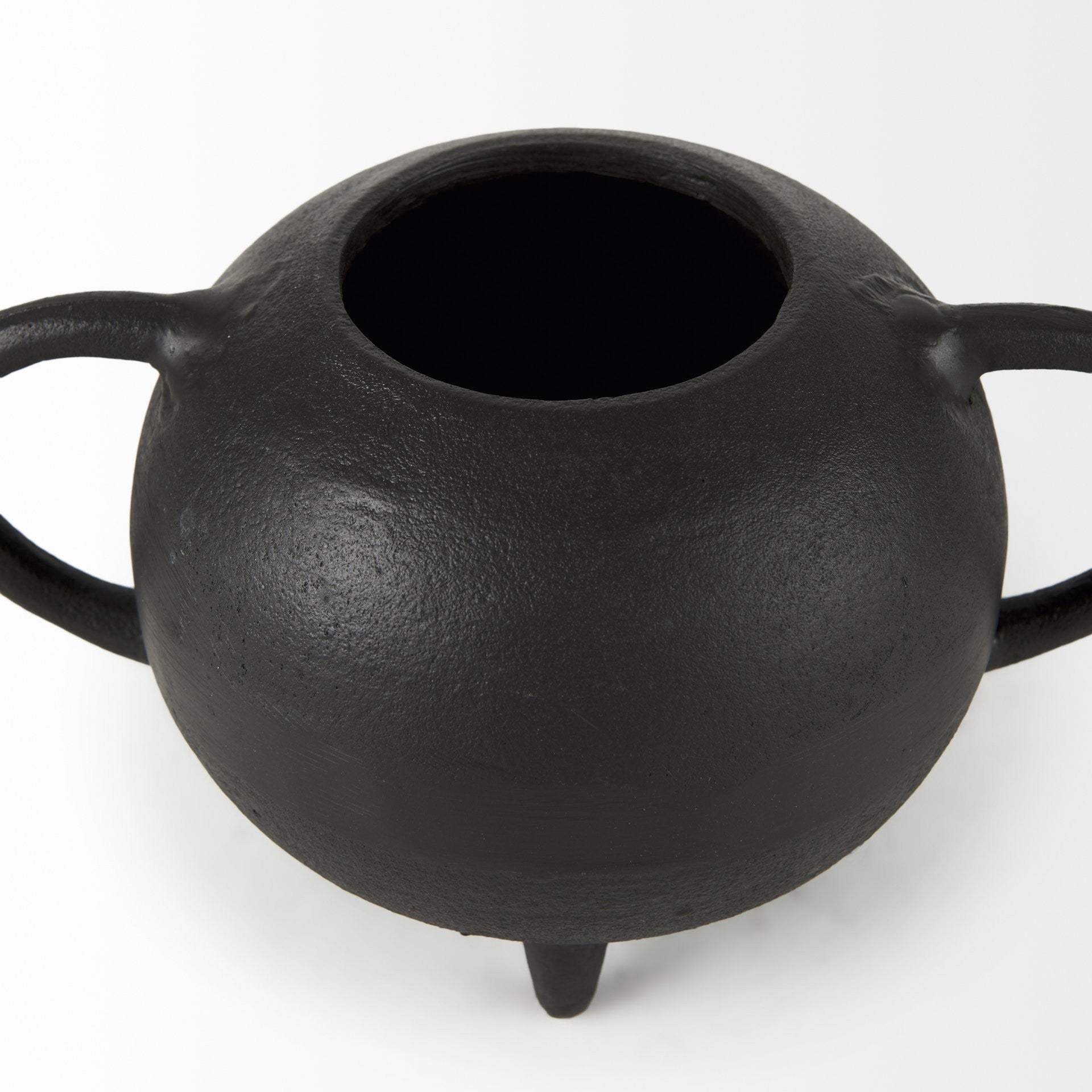 Black Matte Metal Italian Inspired Bowl - Homeroots - Flyclothing LLC