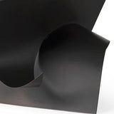 18" Contempo Antiqued Black Abstract Sculpture - Homeroots