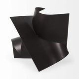 18" Contempo Antiqued Black Abstract Sculpture - Homeroots - Flyclothing LLC