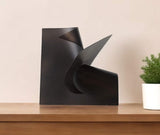 18" Contempo Antiqued Gold Abstract Sculpture - Homeroots - Flyclothing LLC