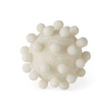 5" Ivory Knobby Nubs Resin Sphere - Homeroots - Flyclothing LLC