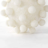 5" Ivory Knobby Nubs Resin Sphere - Homeroots - Flyclothing LLC