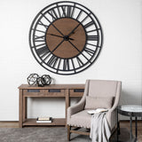 Black Metal Circular Decorative Object - Homeroots