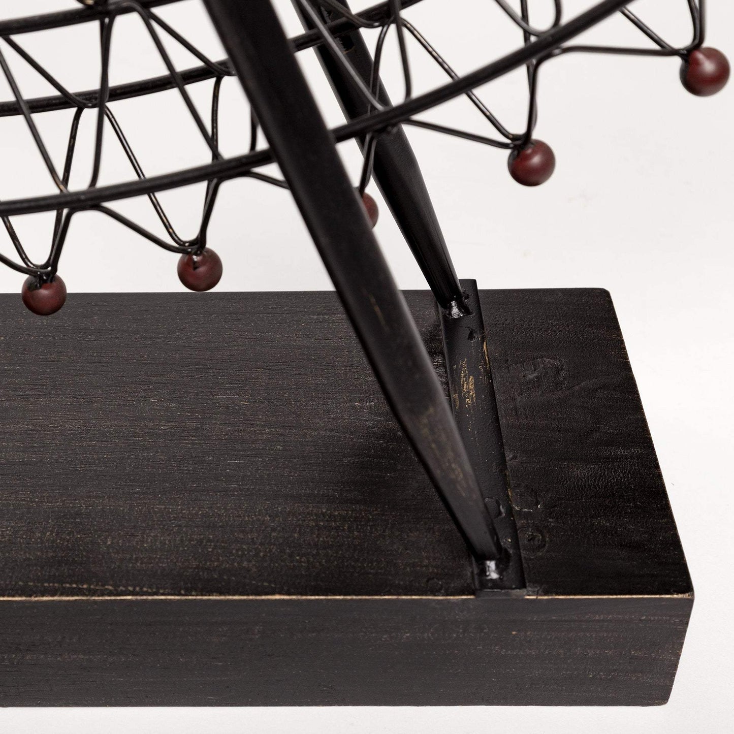 Metal And Wood London Eye Moveable Sculpture - Homeroots - Flyclothing LLC