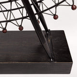 Metal And Wood London Eye Moveable Sculpture - Homeroots - Flyclothing LLC
