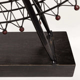 Metal And Wood London Eye Moveable Sculpture - Homeroots - Flyclothing LLC