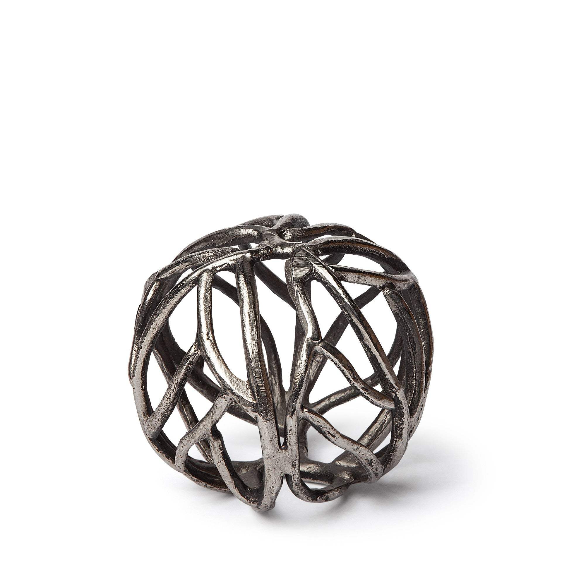 Petite Silver Metal Tree Branch Sculpture - Homeroots - Flyclothing LLC