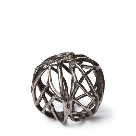 Petite Silver Metal Tree Branch Sculpture - Homeroots