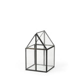 Petite House Shaped Glass Terrarium - Homeroots