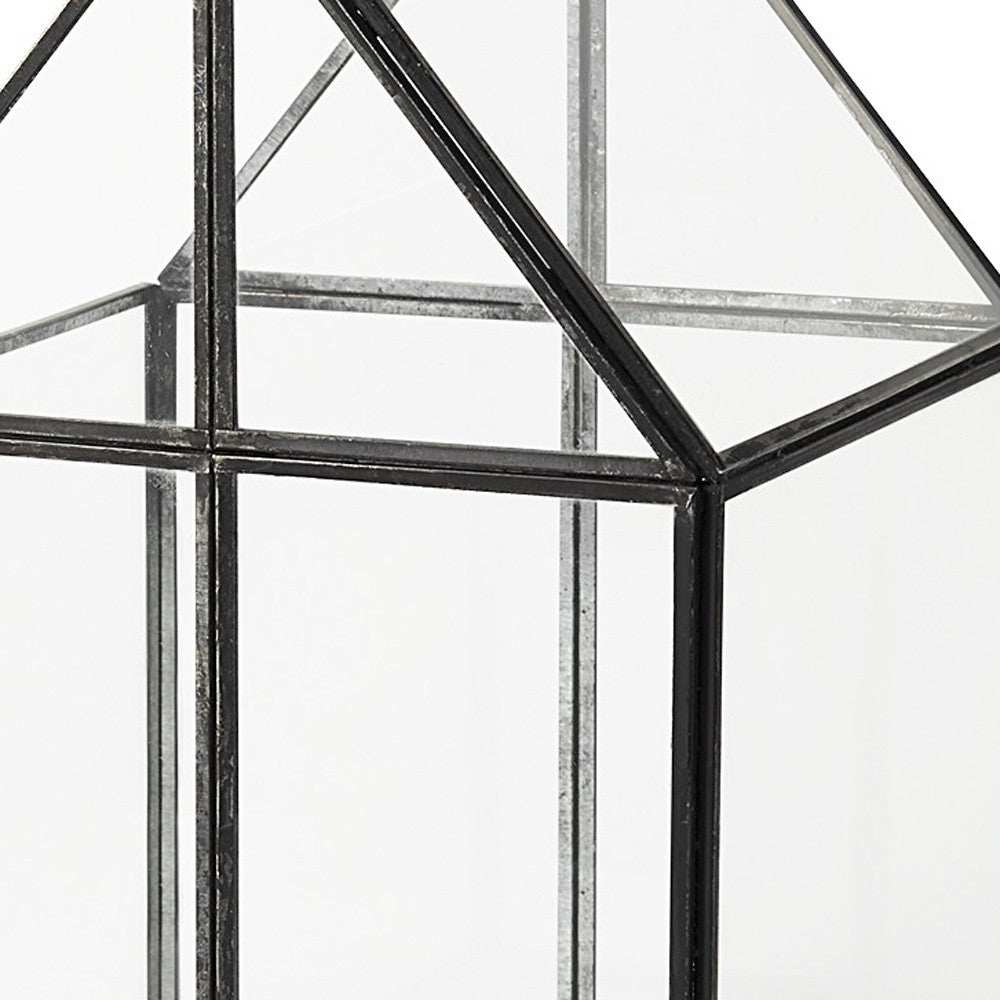 House Shaped Glass Terrarium - Homeroots - Flyclothing LLC