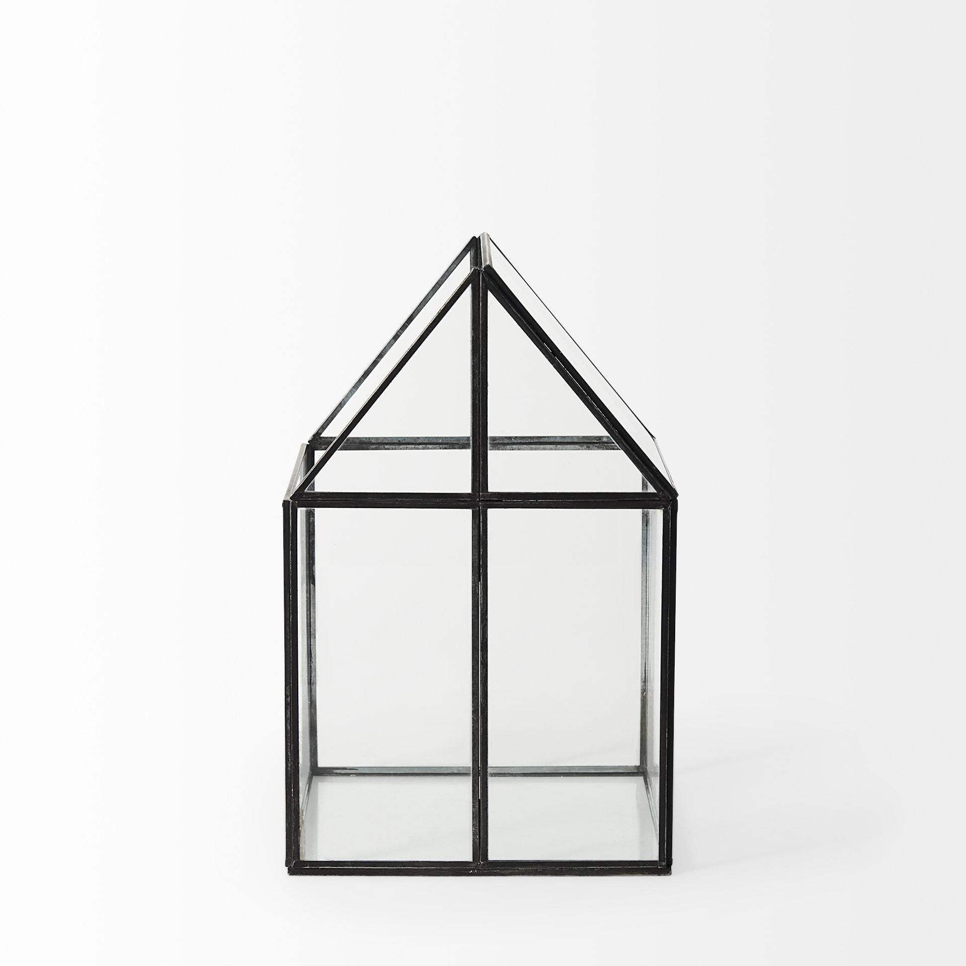 House Shaped Glass Terrarium - Homeroots - Flyclothing LLC