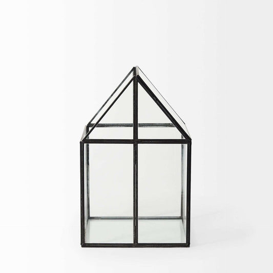House Shaped Glass Terrarium - Homeroots - Flyclothing LLC