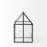 House Shaped Glass Terrarium - Homeroots