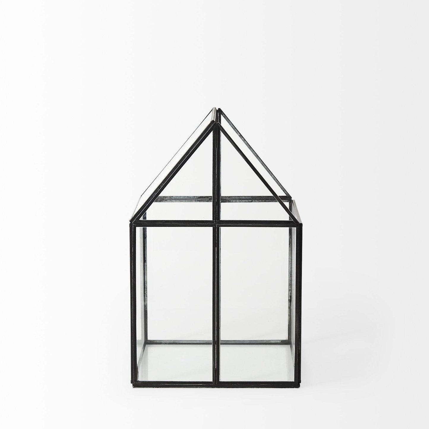 House Shaped Glass Terrarium - Homeroots - Flyclothing LLC