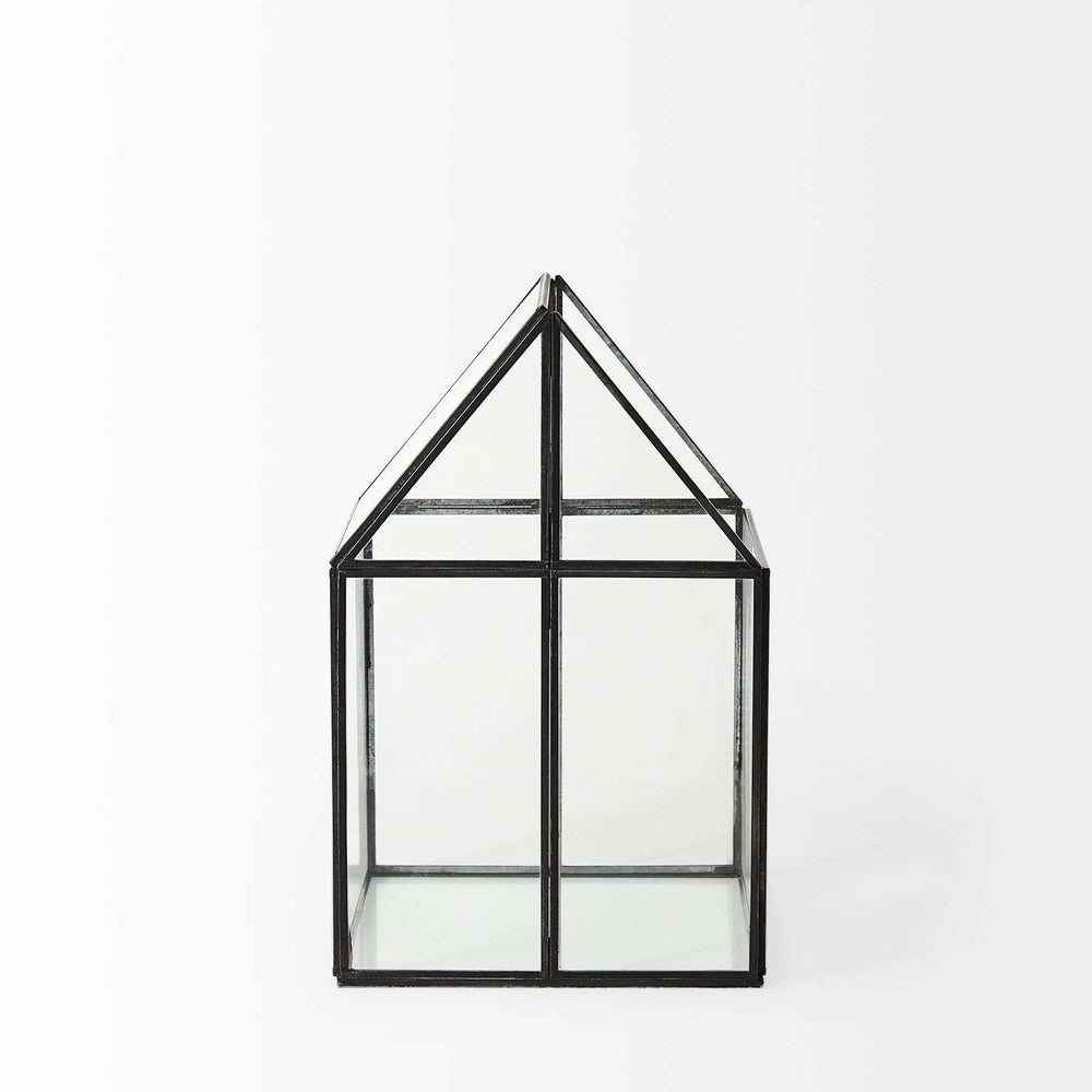 House Shaped Glass Terrarium - Homeroots - Flyclothing LLC