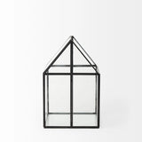 House Shaped Glass Terrarium - Homeroots