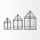 House Shaped Glass Terrarium - Homeroots - Flyclothing LLC