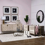 Set Of Two Off White Mirrored Wooden Boxes - Homeroots - Flyclothing LLC