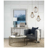 Set Of Two Off White Mirrored Wooden Boxes - Homeroots - Flyclothing LLC