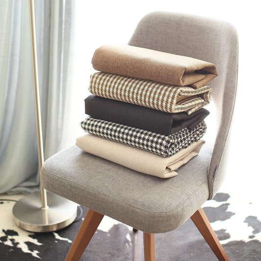 Set Of 4 Brown Tripartite Lumbar Pillow Covers - Homeroots