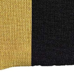 Set Of 2 Yellow And Black Lumbar Pillow Covers - Homeroots