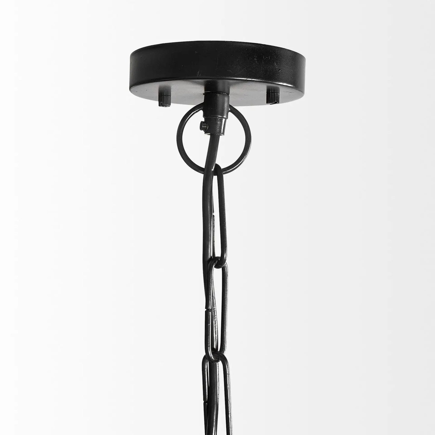 Wood And Metal Starburst Six Bulb Hanging Light - Homeroots - Flyclothing LLC
