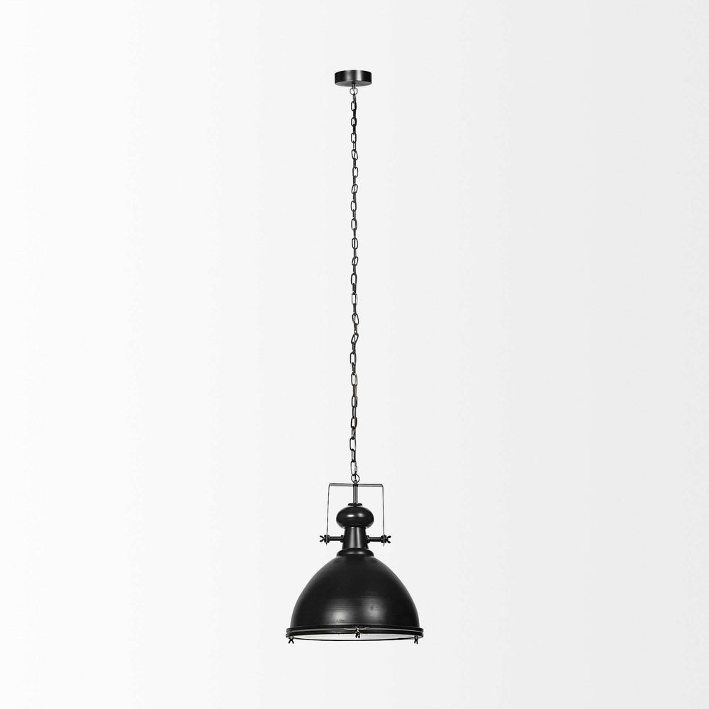Industrial Black Metal Hanging Pendant Light - Homeroots - Flyclothing LLC