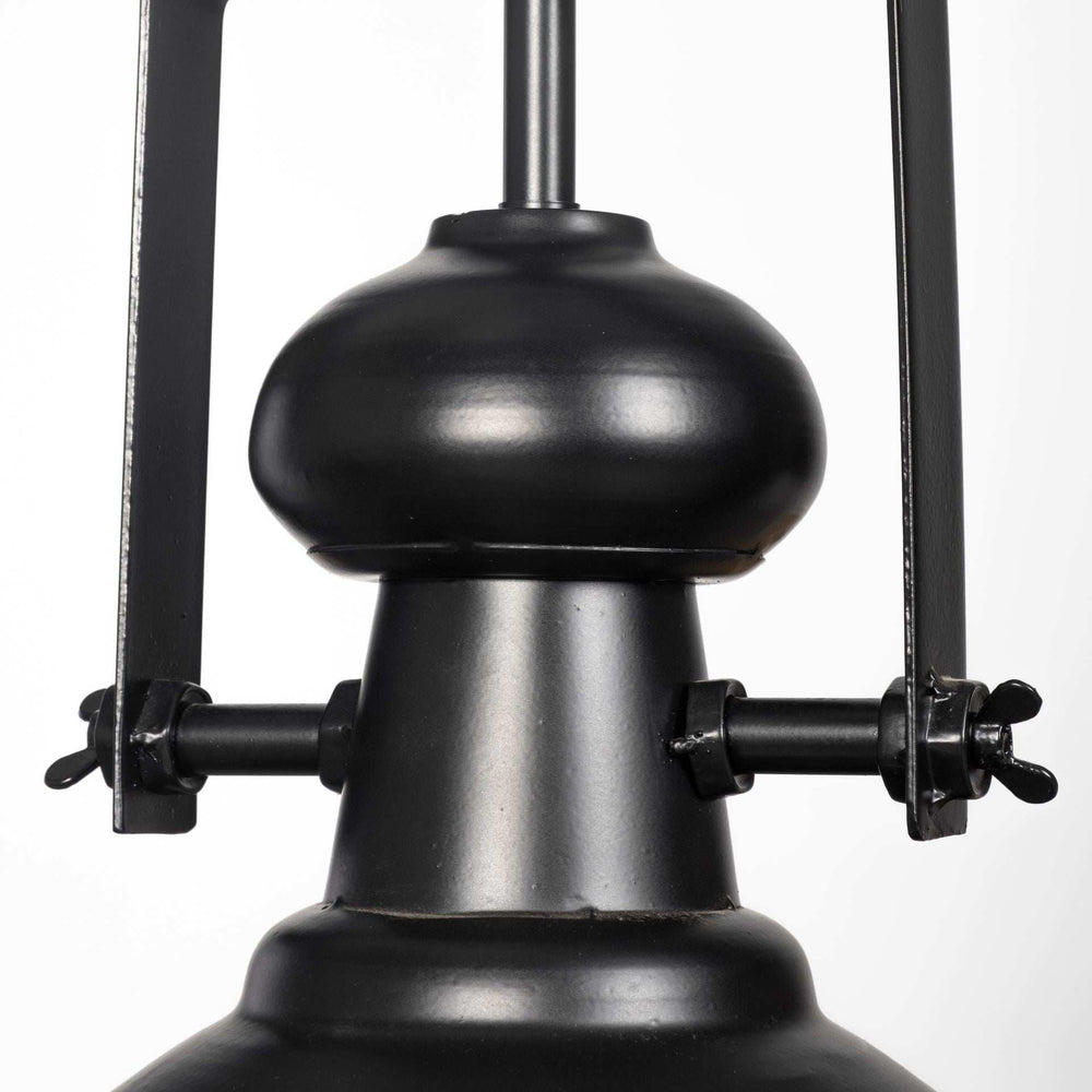 Industrial Black Metal Hanging Pendant Light - Homeroots - Flyclothing LLC