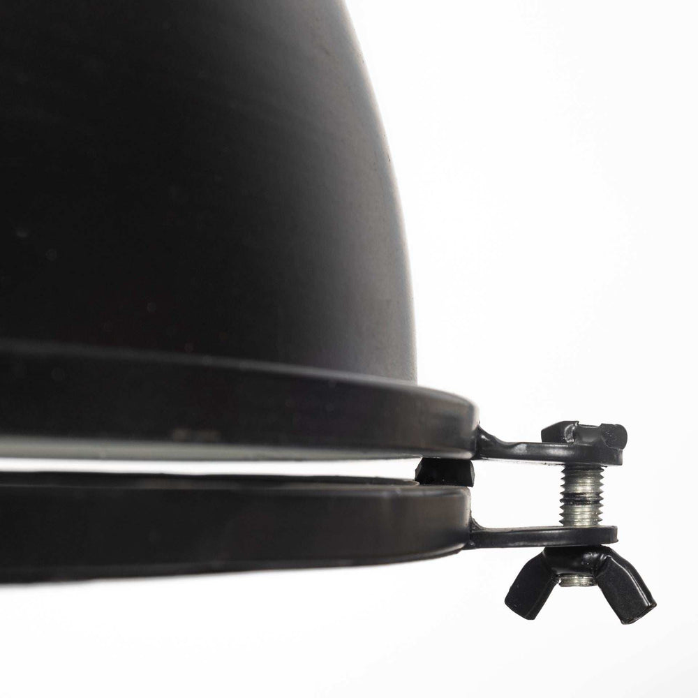 Industrial Black Metal Hanging Pendant Light - Homeroots - Flyclothing LLC