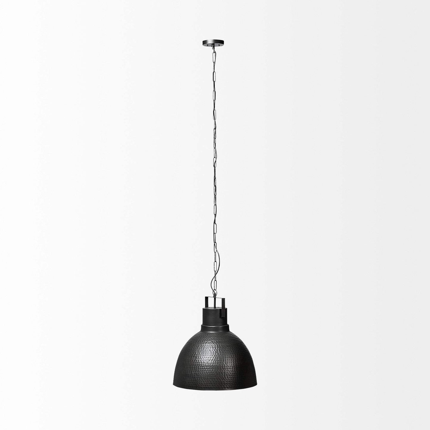 Black Lantern Metal Dimmable Ceiling Light With Black Shades - Homeroots - Flyclothing LLC