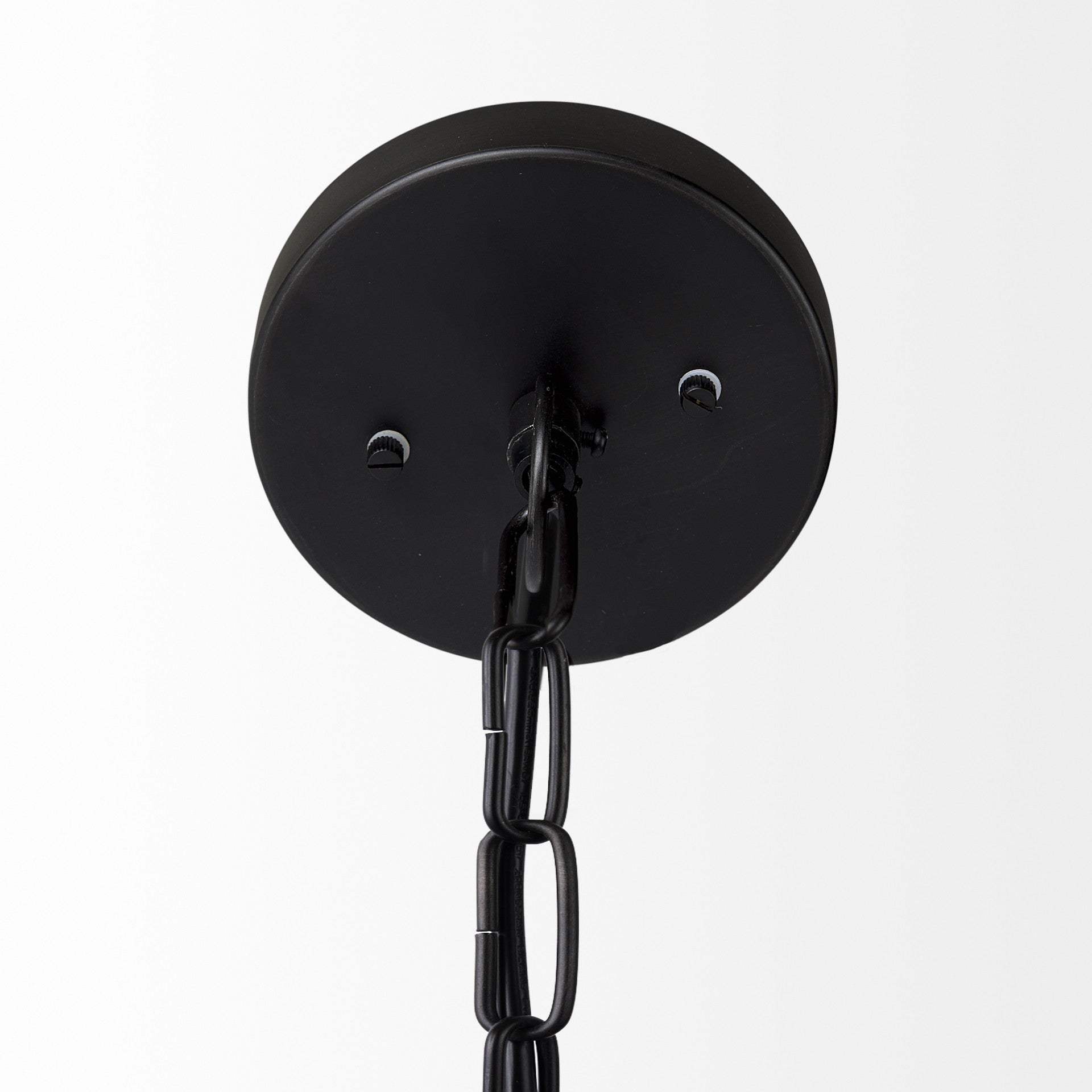 Black Metal Sphere Pendant Hanging Light - Homeroots - Flyclothing LLC