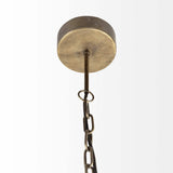 Black Metal Geometric Globe Hanging Light - Homeroots - Flyclothing LLC