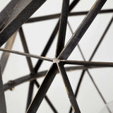 Black Metal Geometric Globe Hanging Light - Homeroots - Flyclothing LLC