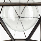 Black Metal Geometric Globe Hanging Light - Homeroots - Flyclothing LLC
